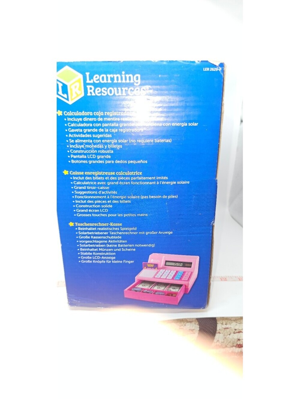 Learning Resources Pretend & Play Calculator Cash Register Toy for Kids - Picture 15 of 16